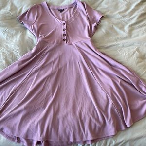 Lovely Lavender Dress With Pockets